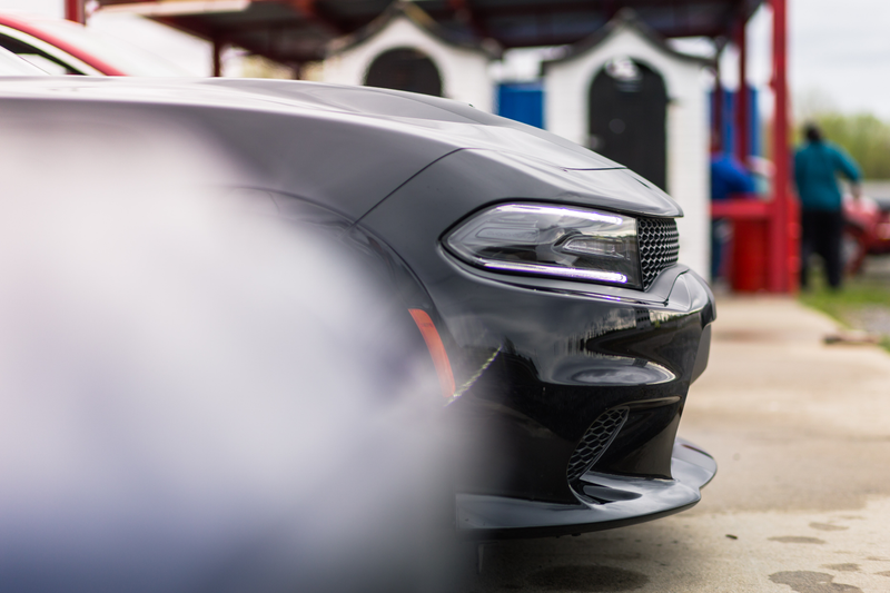 Illustration for article titled How I Survived A Dodge Charger Hellcat On A Wet Track
